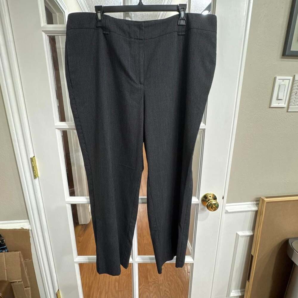 Sigrid Olsen Woman Pinstripe Dress Pants Size 18W